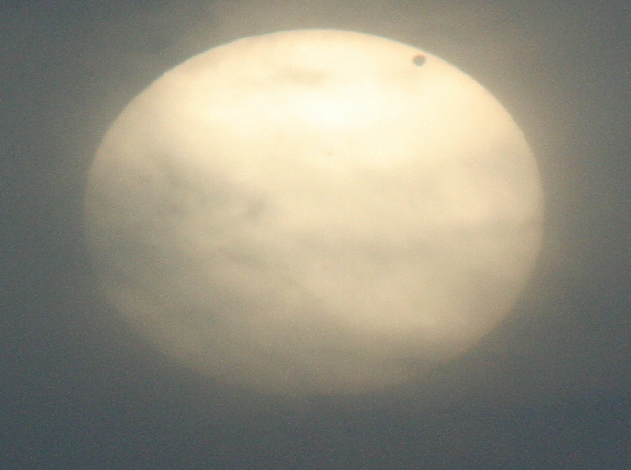 Steve Kimmins's image of the Transit of Venus 2012 viwed from Bath